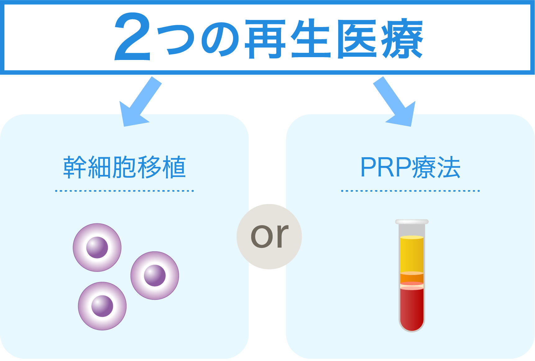 2つの再生医療